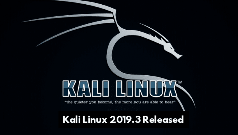 kali linux new release